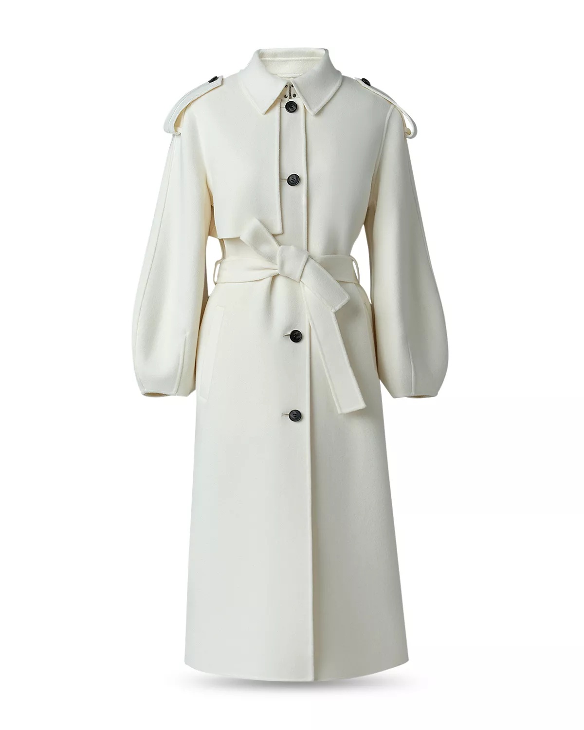 Ceyla Wool Trench Coat - 5