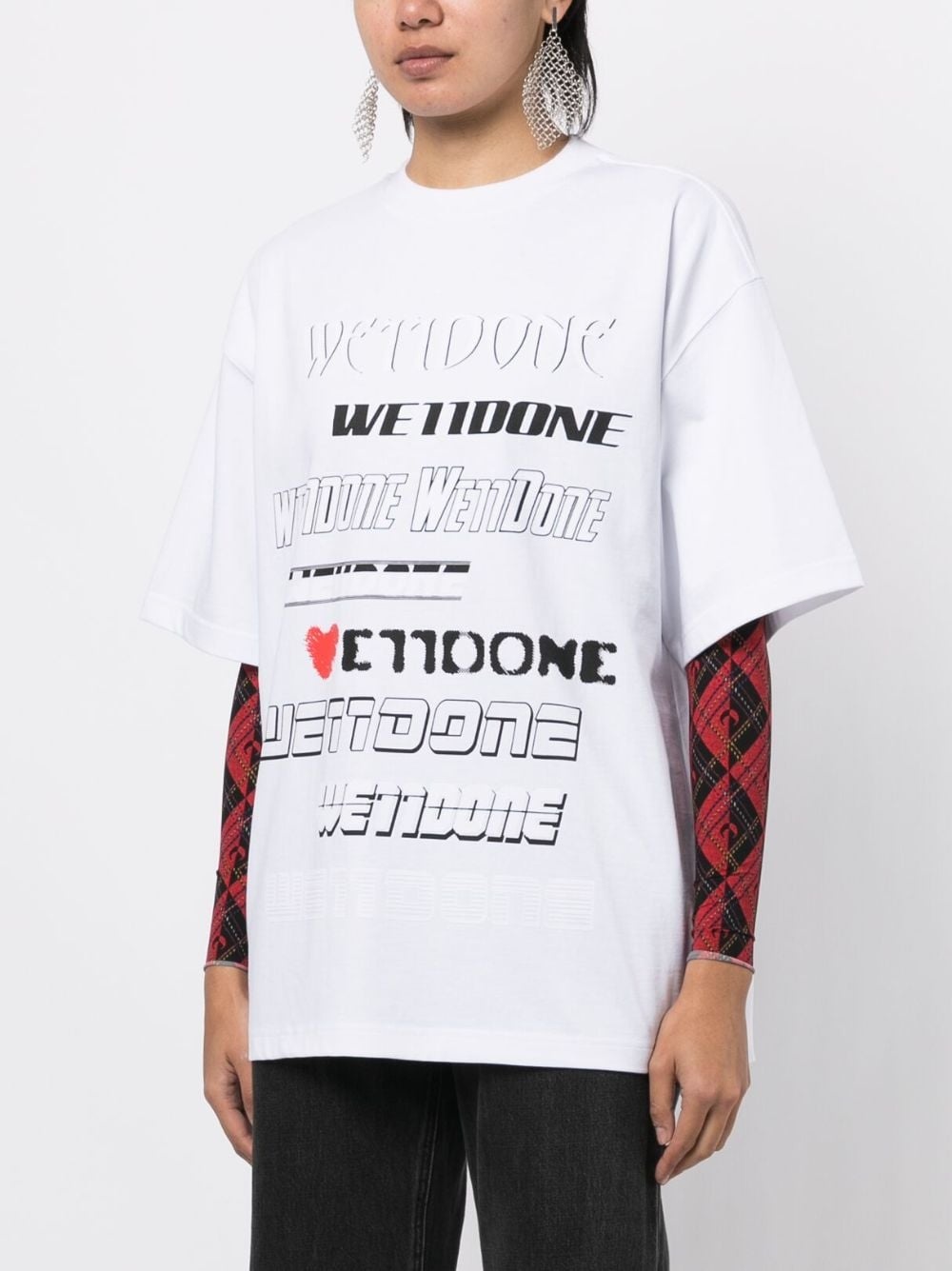 logo-print short-sleeve T-shirt - 3