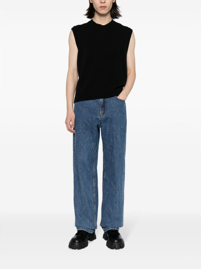 Alexander Wang Super Ez straight-leg jeans outlook