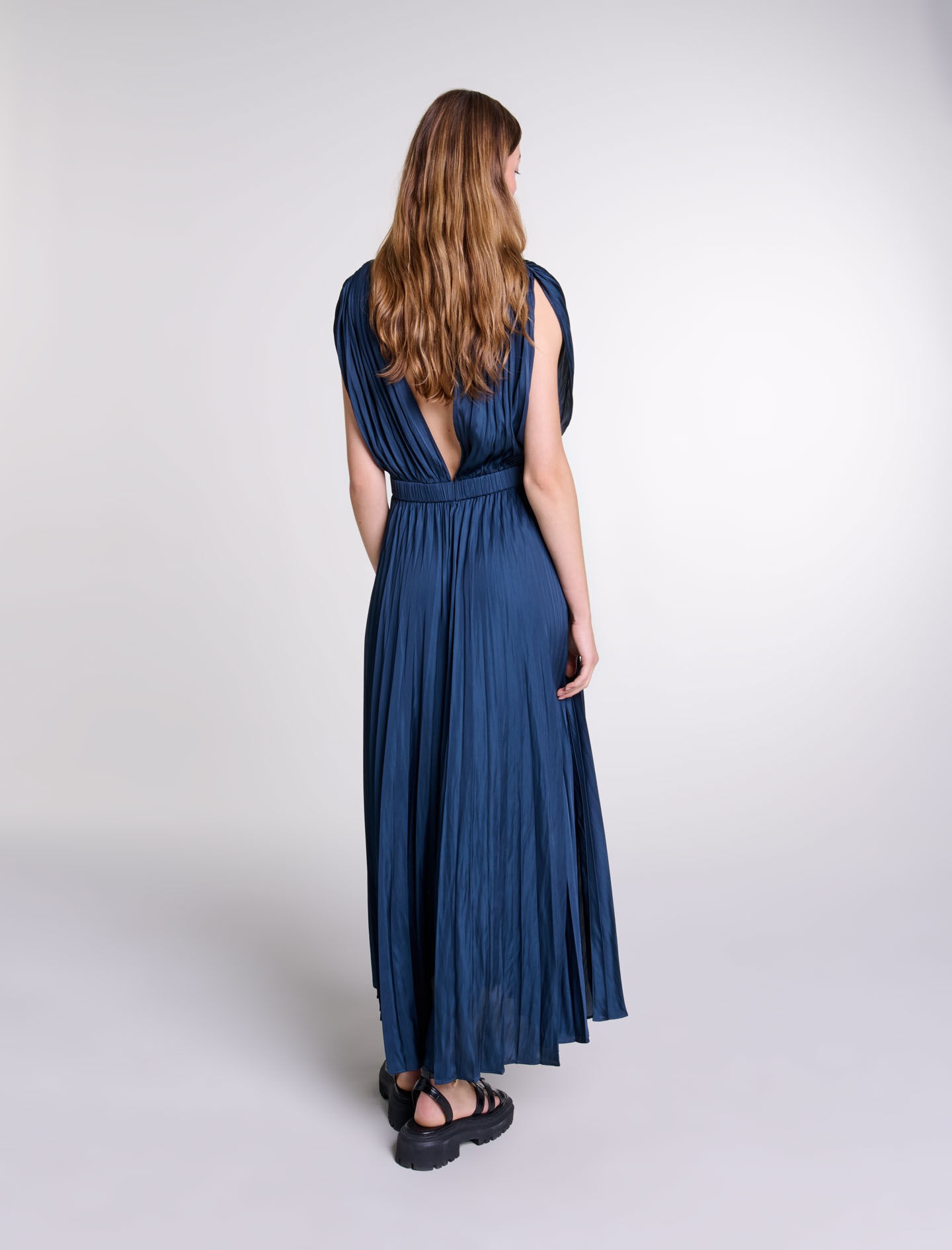 Pleated maxi dress - 4