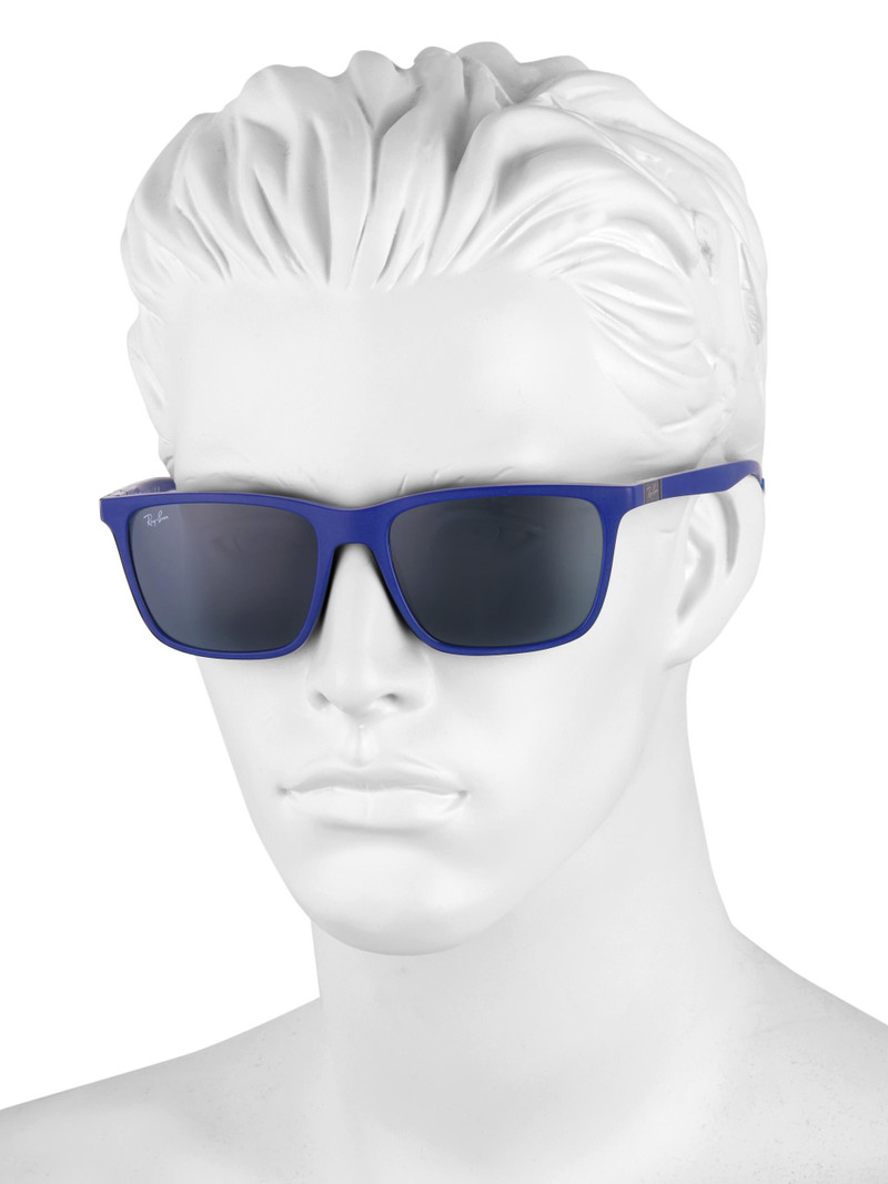 Men's RB4385 58MM Metal Sunglasses - Matte Blue 4