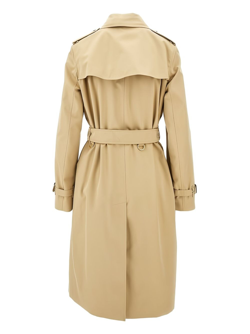double-breasted cotton trench coat - 2