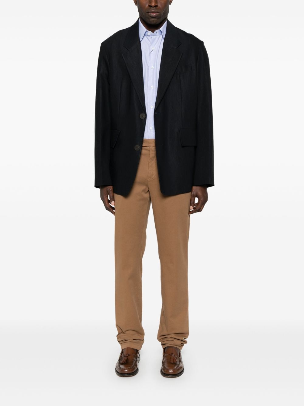 gabardine trousers - 2