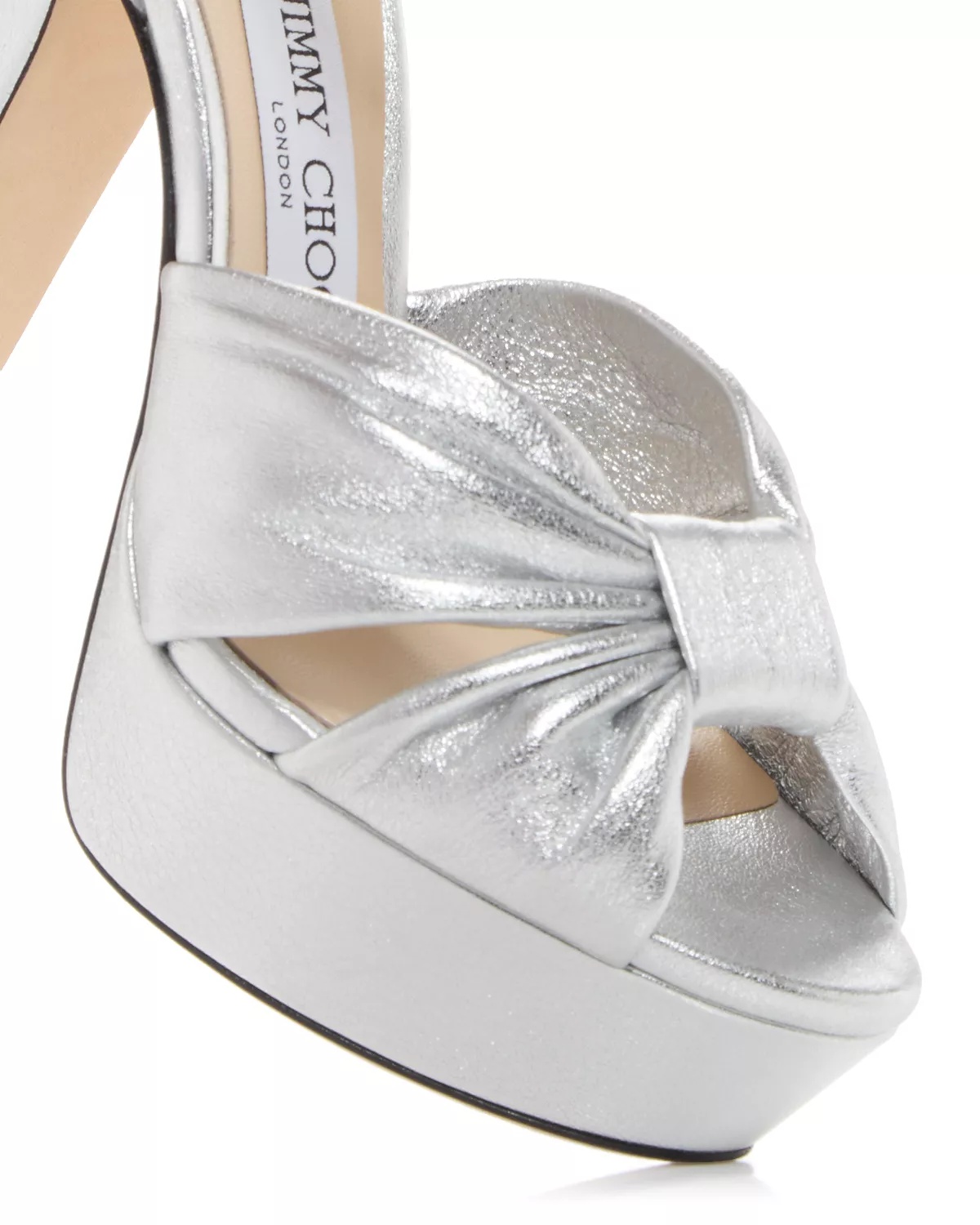 Women's Heloise 120 Snake Embossed High Block Heel Platform Sandals - 5