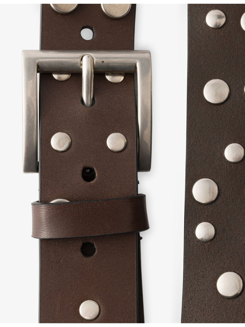 Prada Log-Engraved Leather Belt outlook