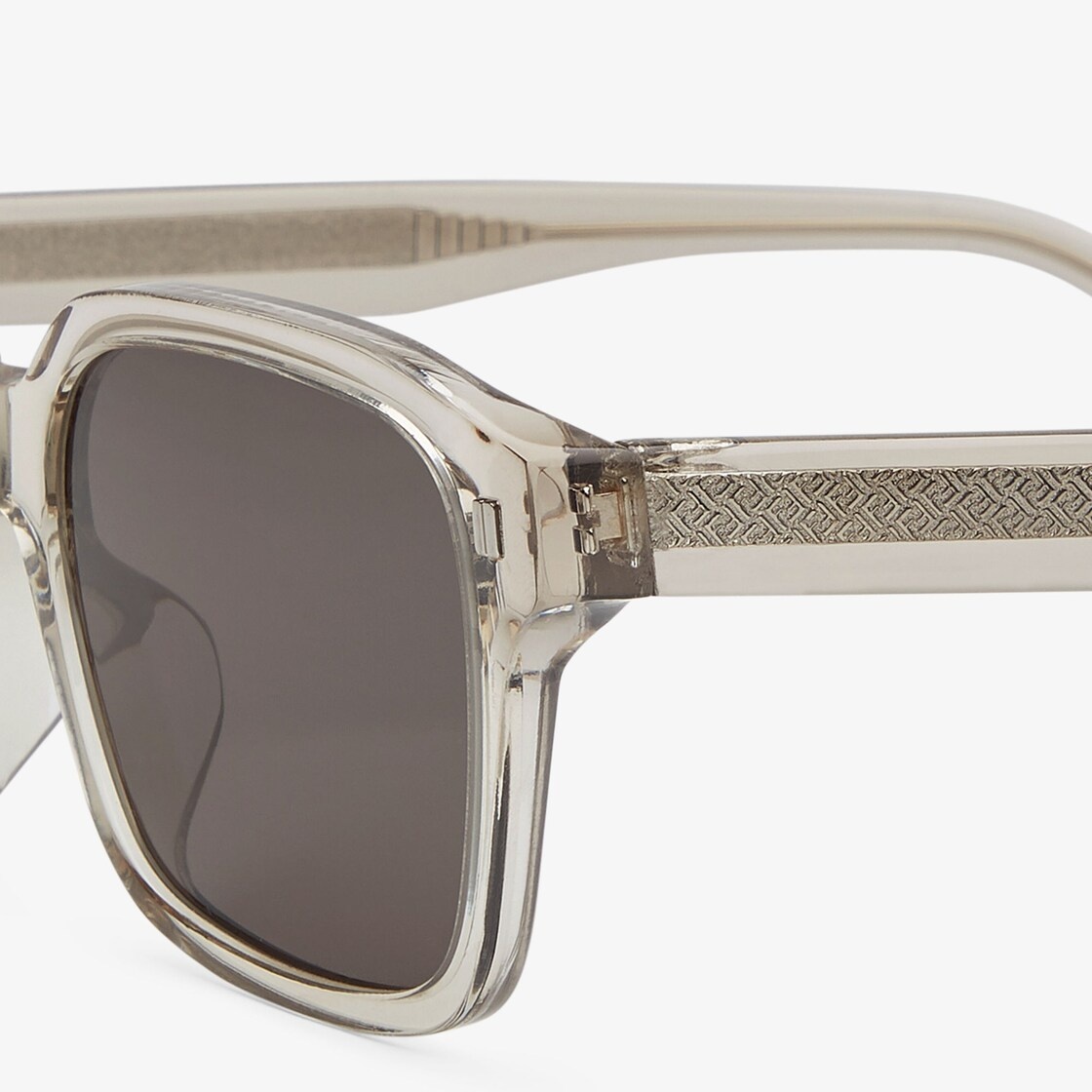 Low bridge fit beige sunglasses - 3