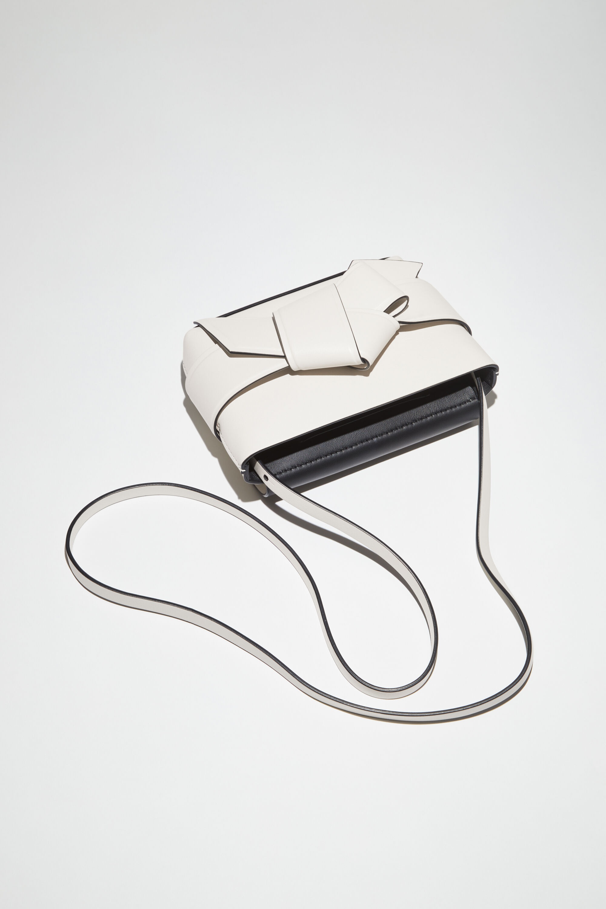Musubi mini crossbody bag - White/black - 5