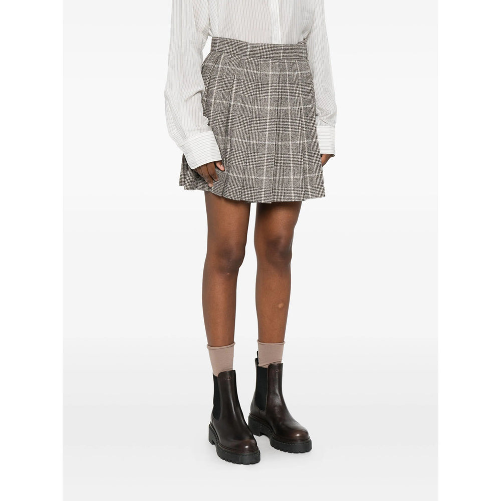 Brunello Cucinelli Grey Skirts - Pleated Skirts Women - 3