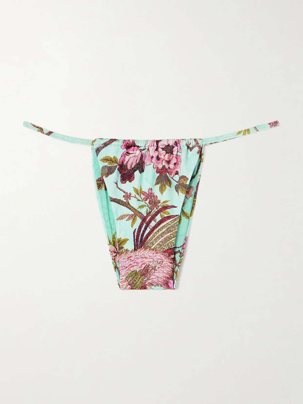 + Roberto Cavalli Signature Swim String Bikini Bottom - 1