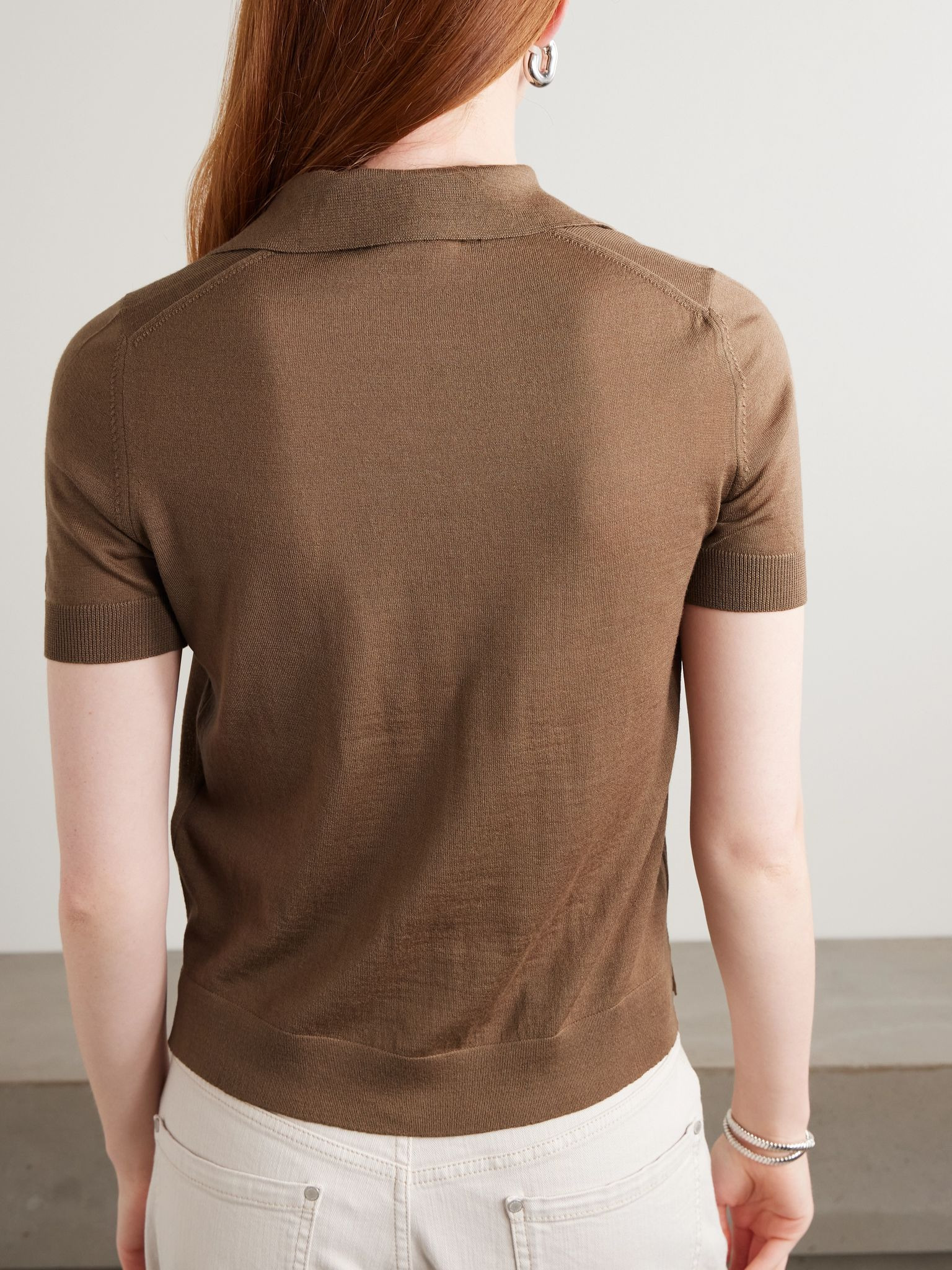 Wool shirt Brown - 3