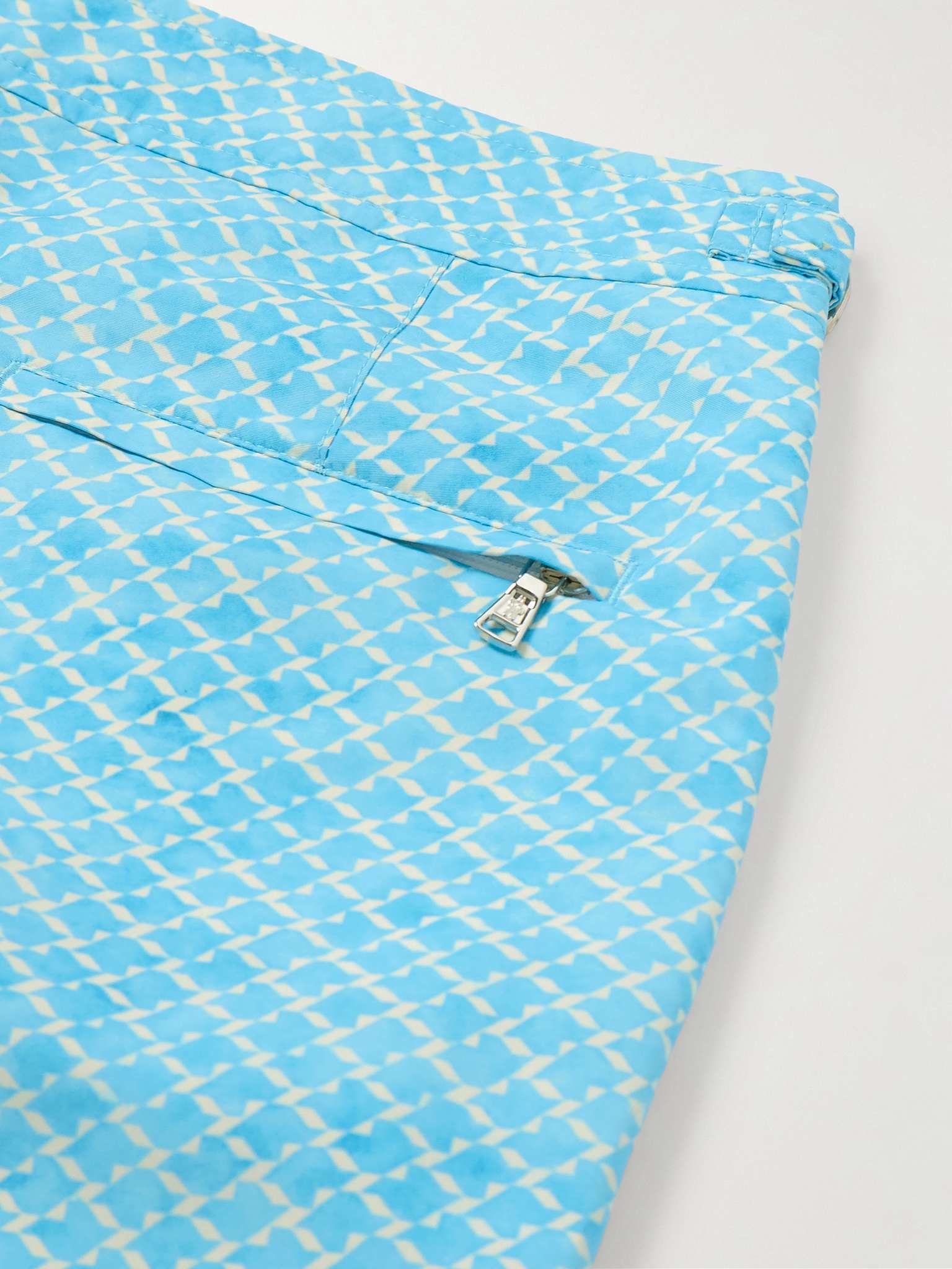 Setter Slim-Fit Mid-Length Printed Recycled Swim Shorts - 4