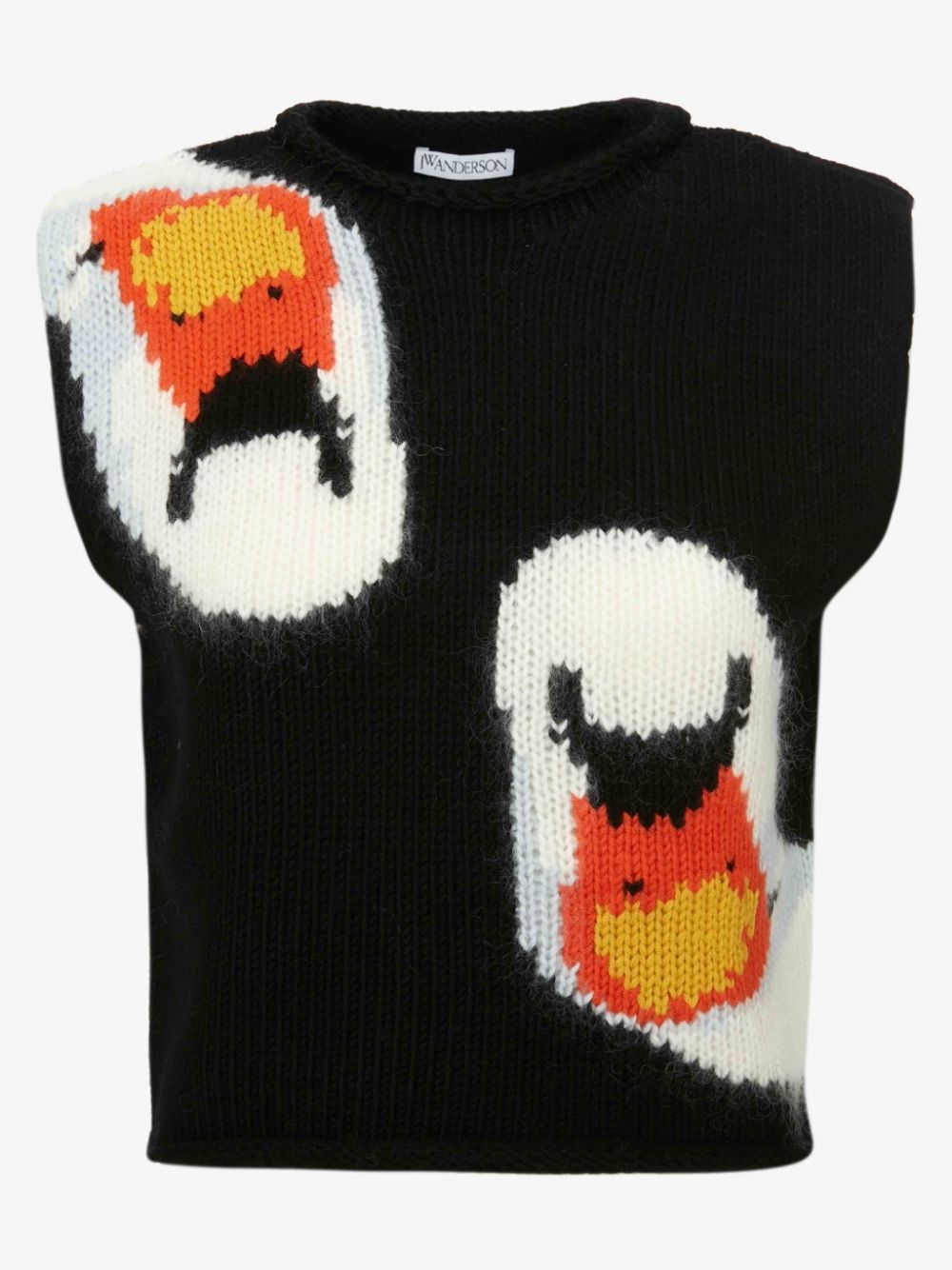 SWAN CREWNECK VEST - 1
