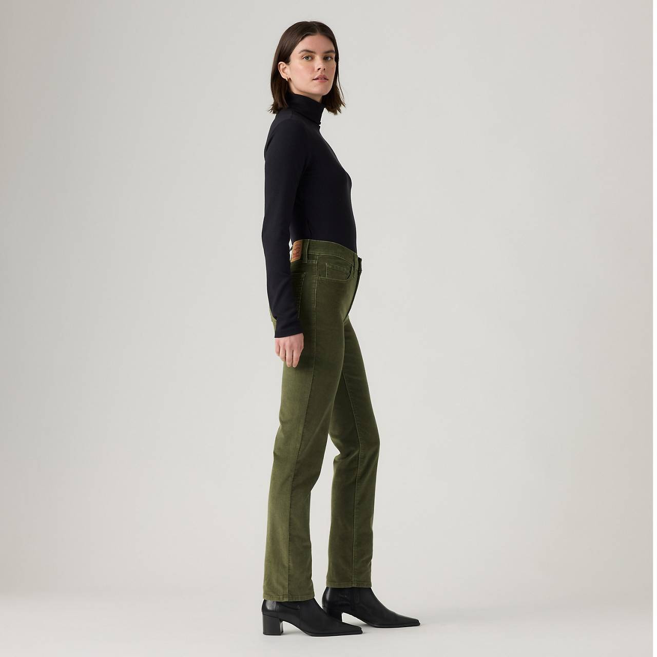 724 HIGH-RISE STRAIGHT CORDUROY WOMEN'S PANTS - 4