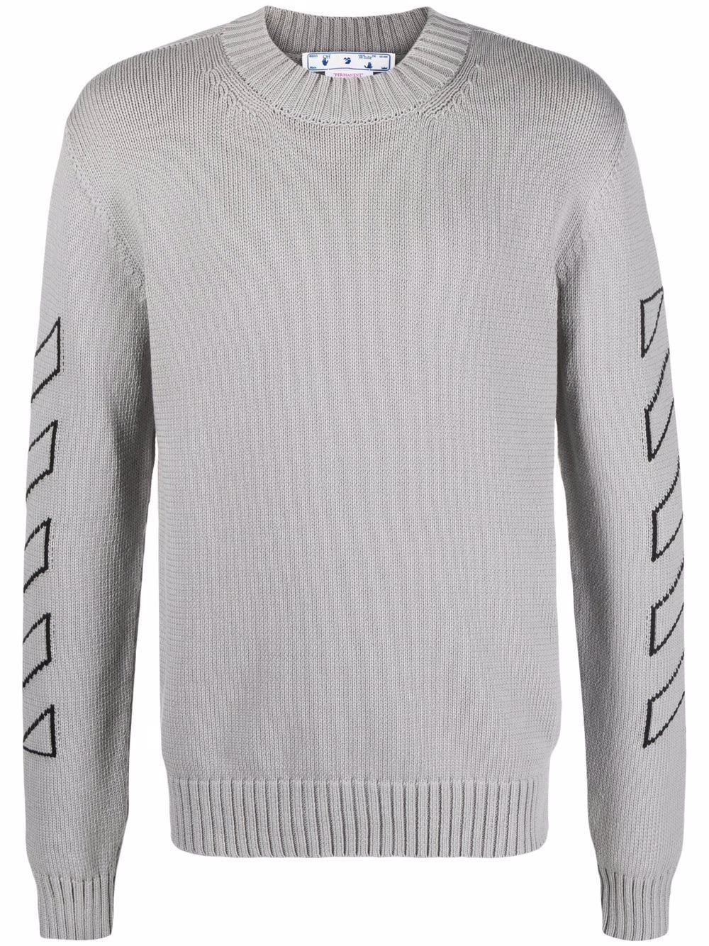 logo-embroidered jumper - 1