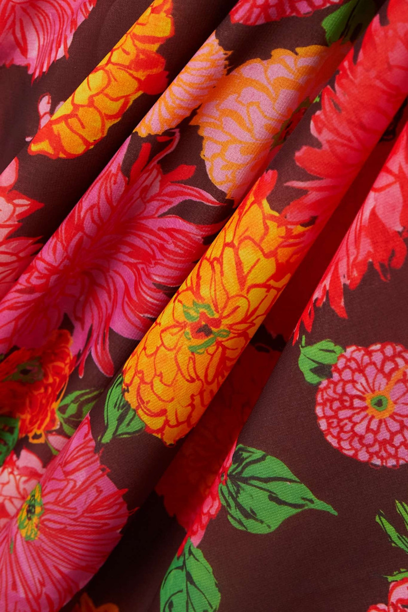 Eve floral-print chiffon maxi dress 4