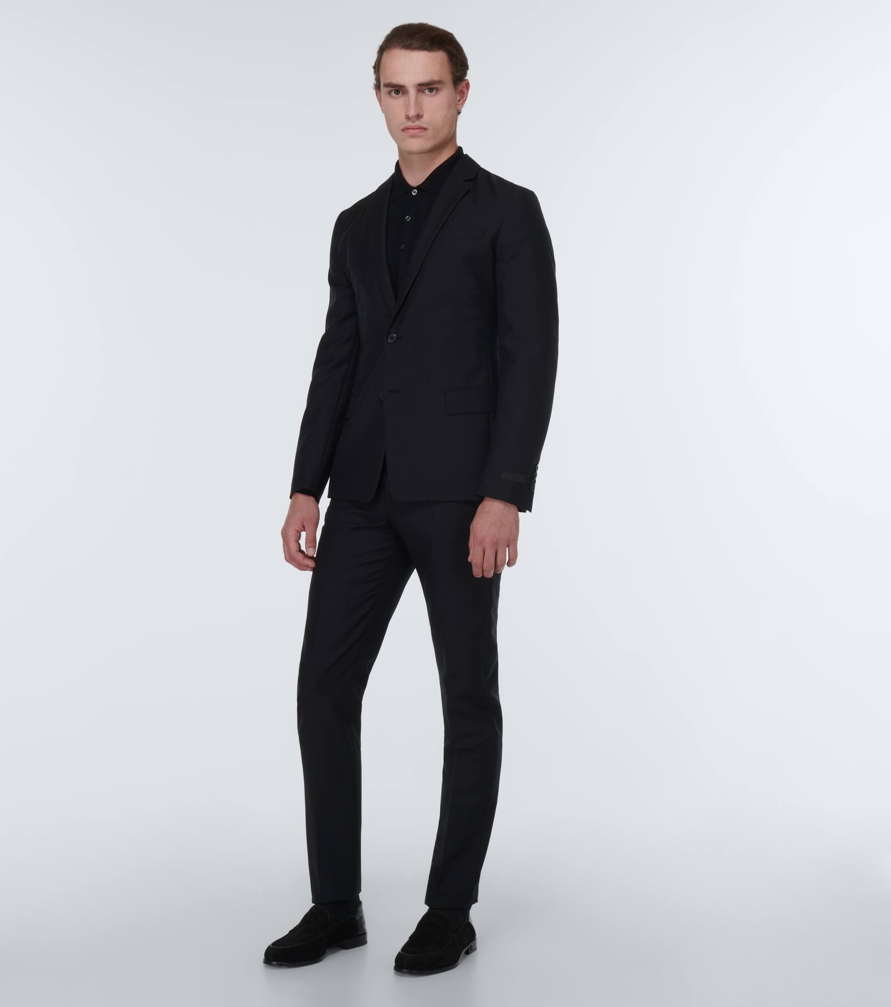 Penny No Back suede and croc-effect loafers - 2