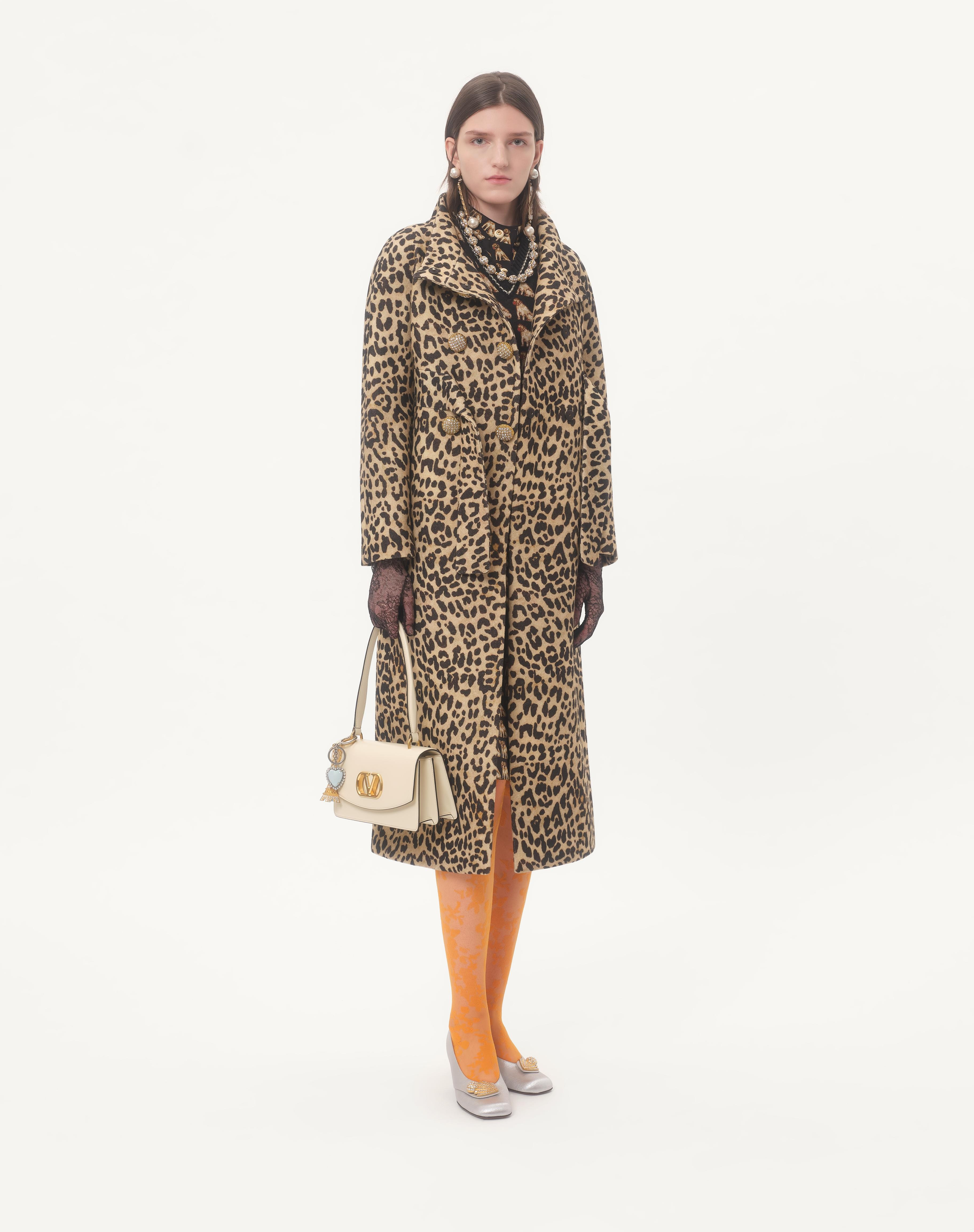 CLOTH COAT IN ANIMALIER PRINT - 2