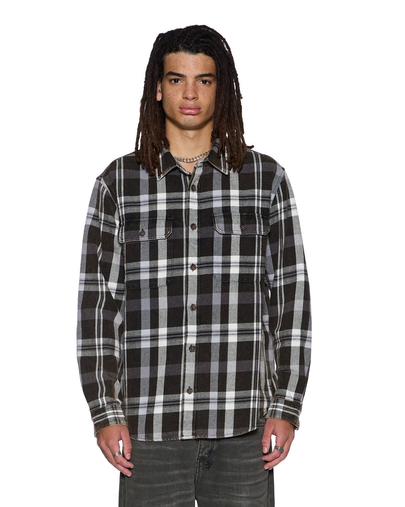ROSEBOWL LS SHIRT 1999 BLACK CHECK 1
