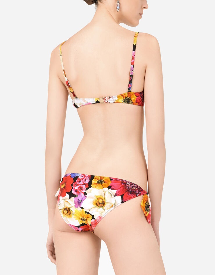 Garden-print balconette bikini - 5