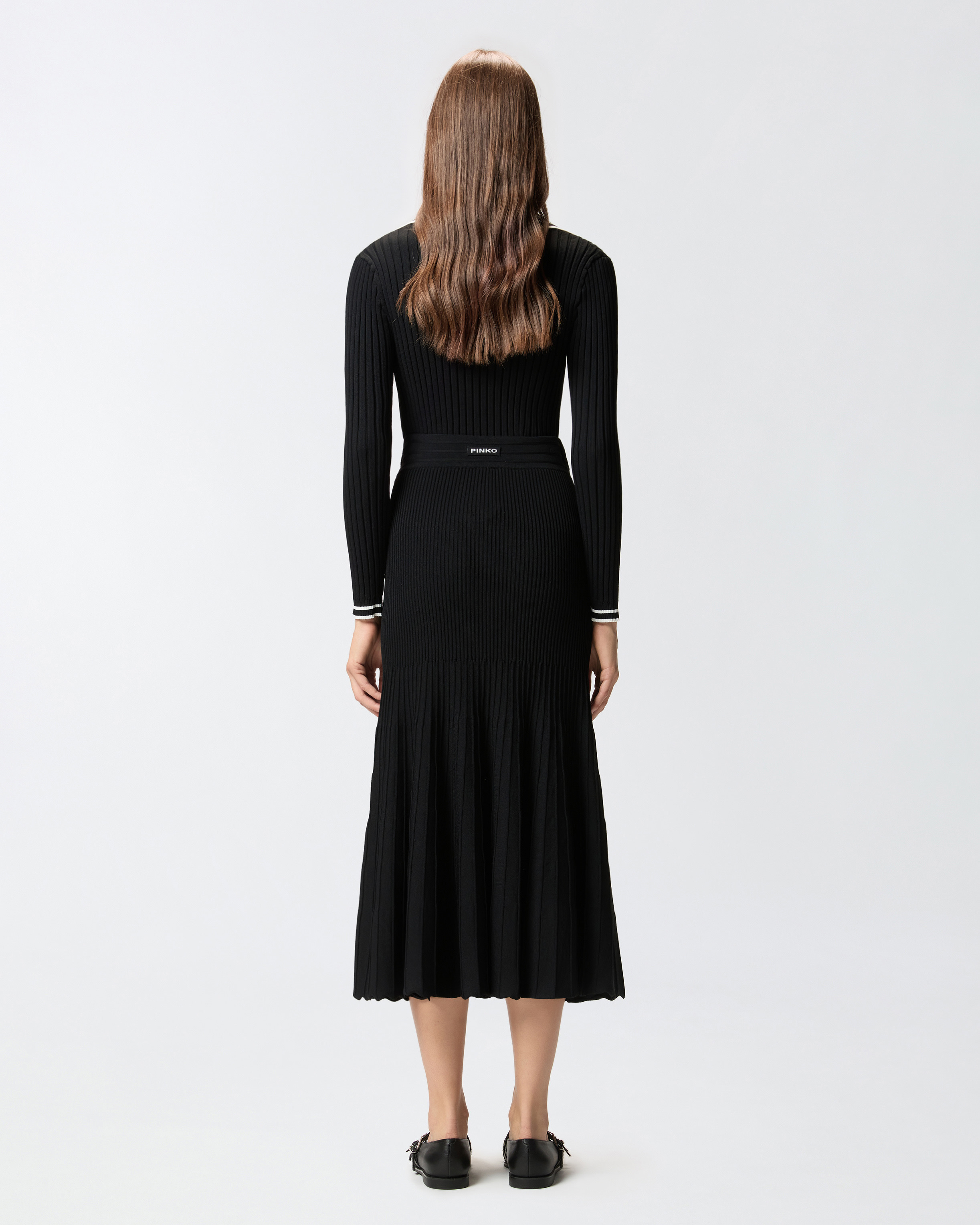 PLEATED MIDI SKIRT - 4