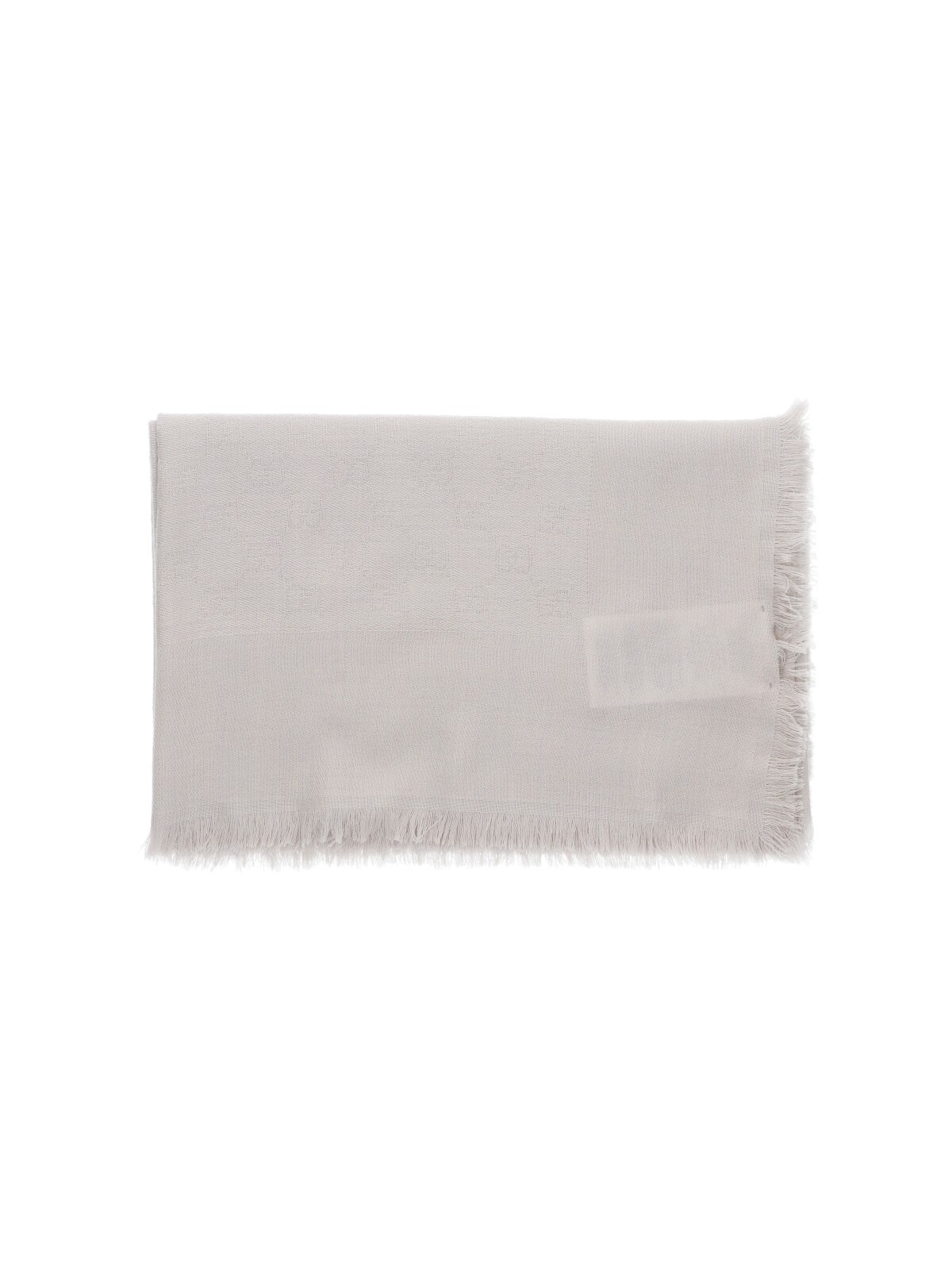 'GG' WOOL AND SILK SHAWL - 2