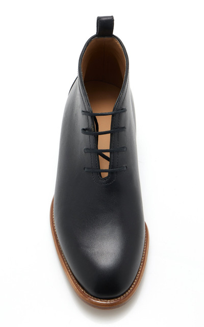 The Row Grant Leather Boots black outlook