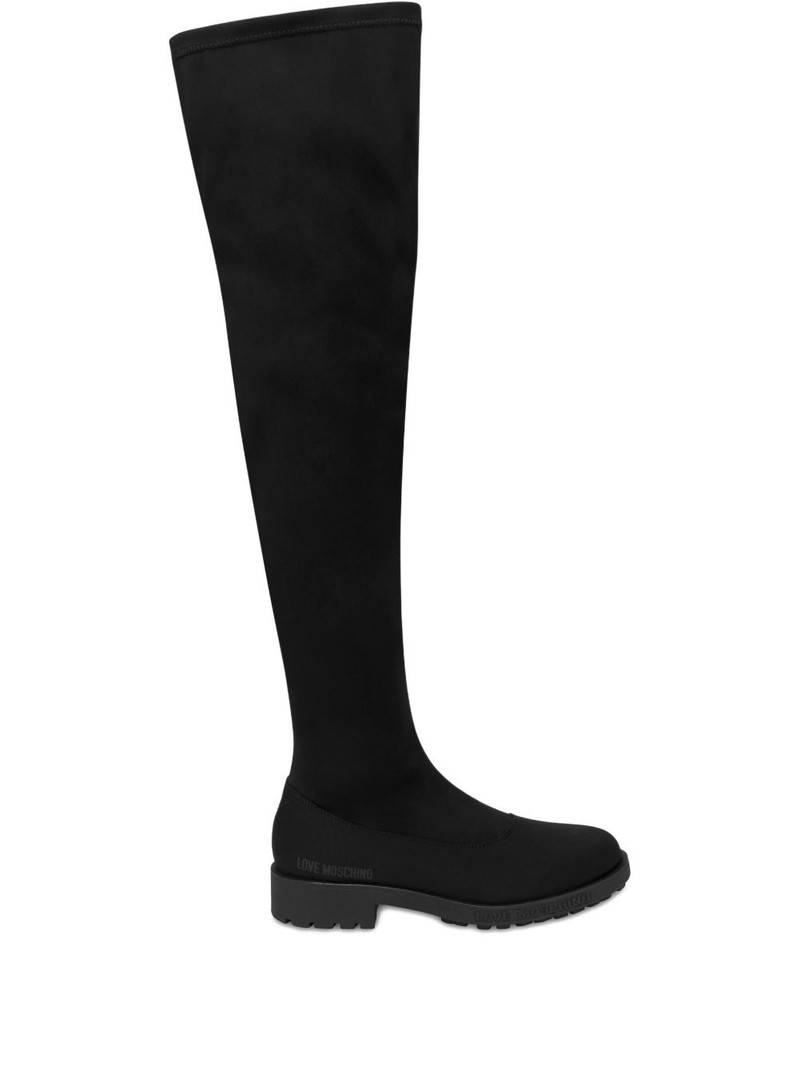 knee-high stretch boots 1
