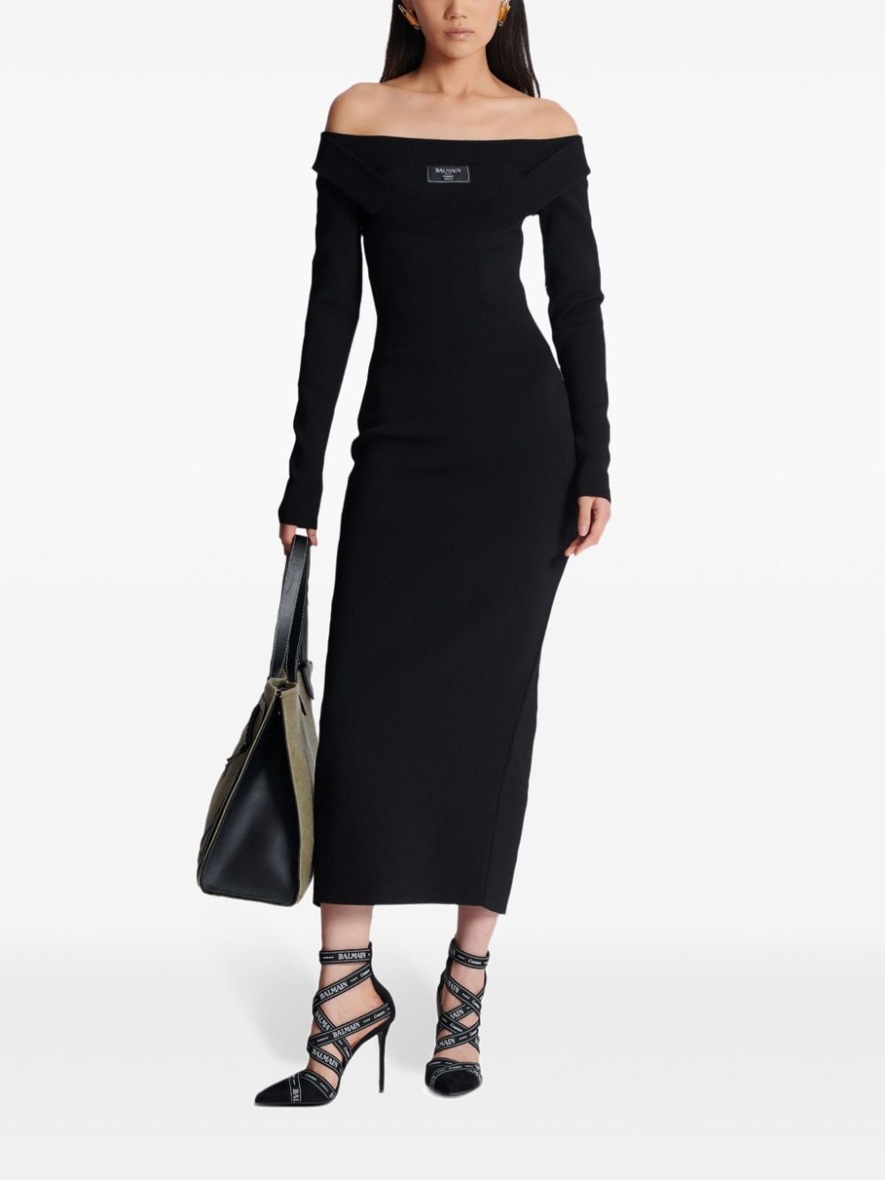 ribbed-knit maxi dress - 2