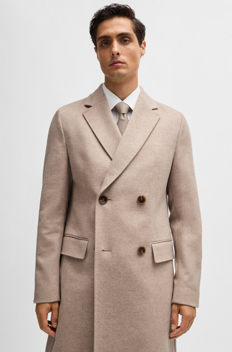 SLIM-FIT COAT IN WOOL WITH CASHMERE 6