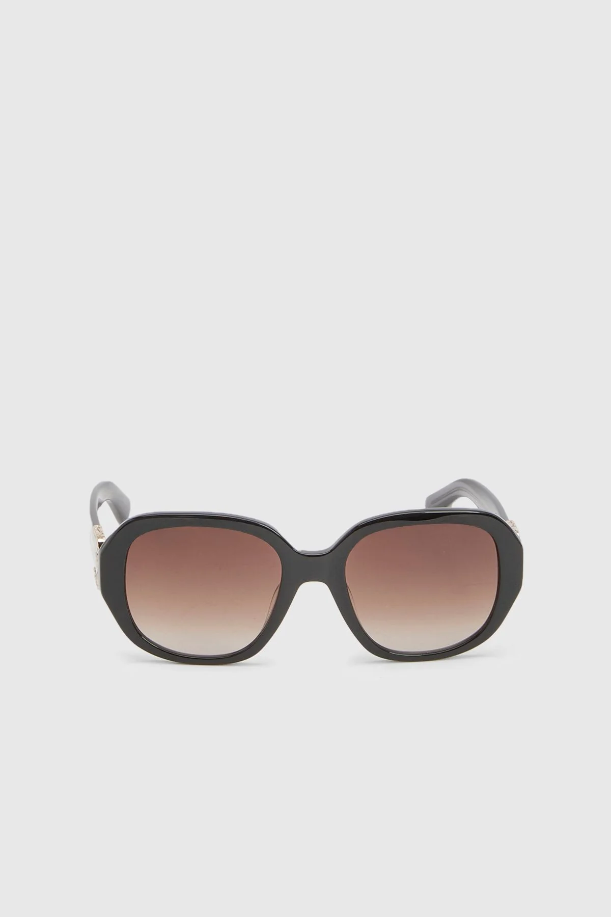 Rounded Buckle Detail Sunglasses - 1