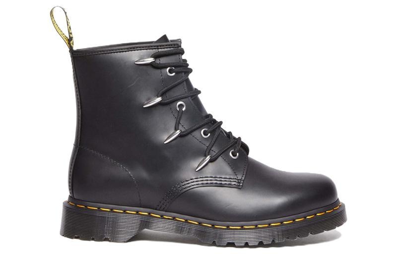 Dr. Martens 1460 Alien Hardware Leather Lace Up Boots 'Black' 31173001 - 3