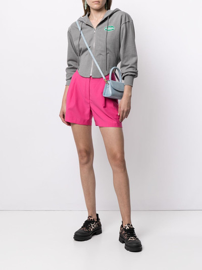 pushBUTTON pleat-detail shorts outlook