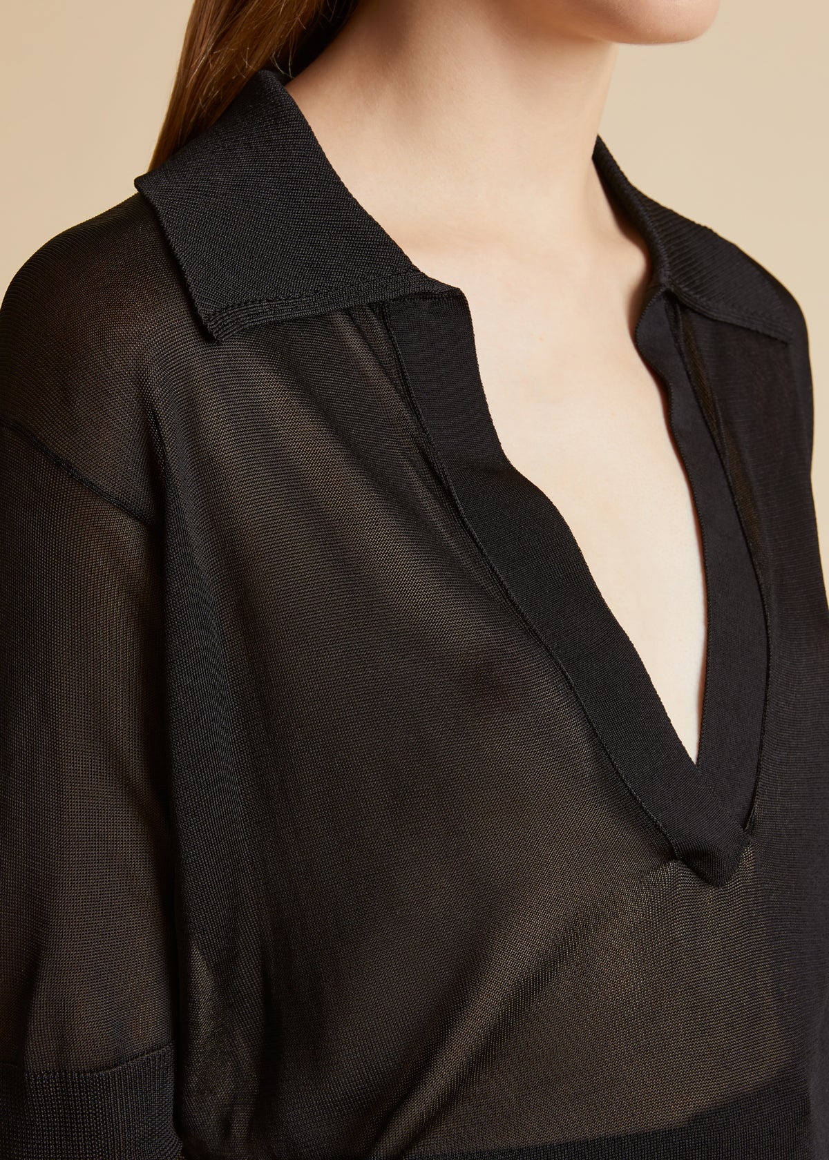 The Julita V-neck polo top - 9