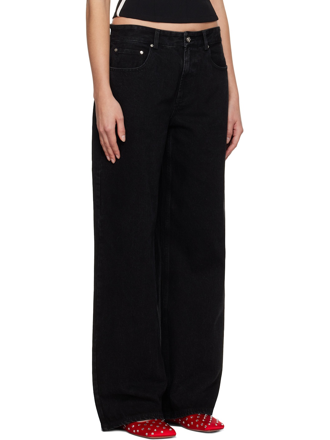 Black Baggy Jeans - 2
