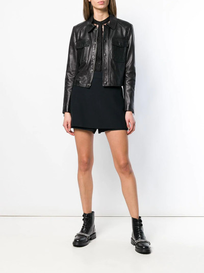 Alexander McQueen sheer lace shirt outlook