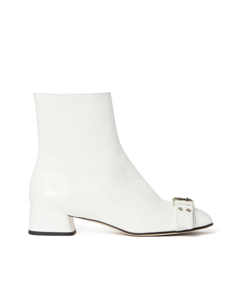 Leather MSGM Buckle ankle boots 1