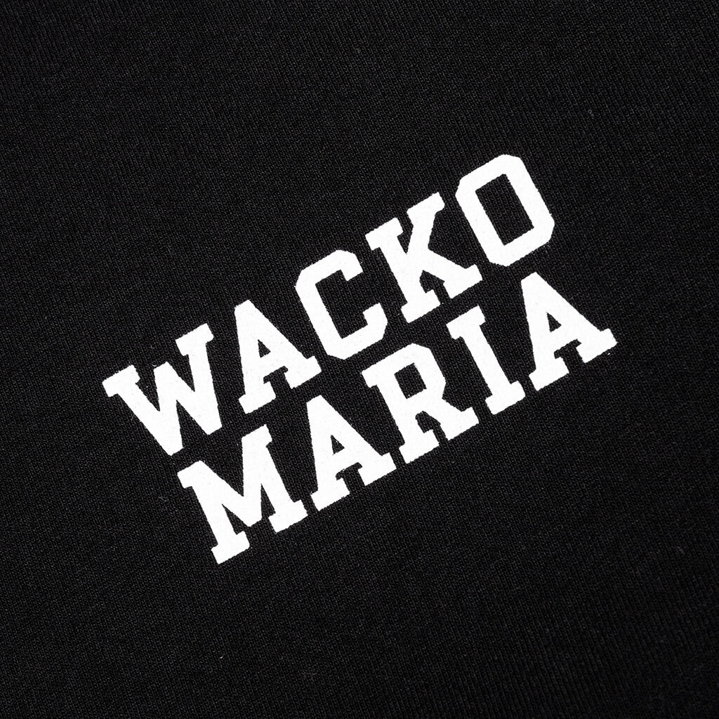 WASHED HEAVYWEIGHT CREWNECK T-SHIRT TYPE 5 - BLACK - 3