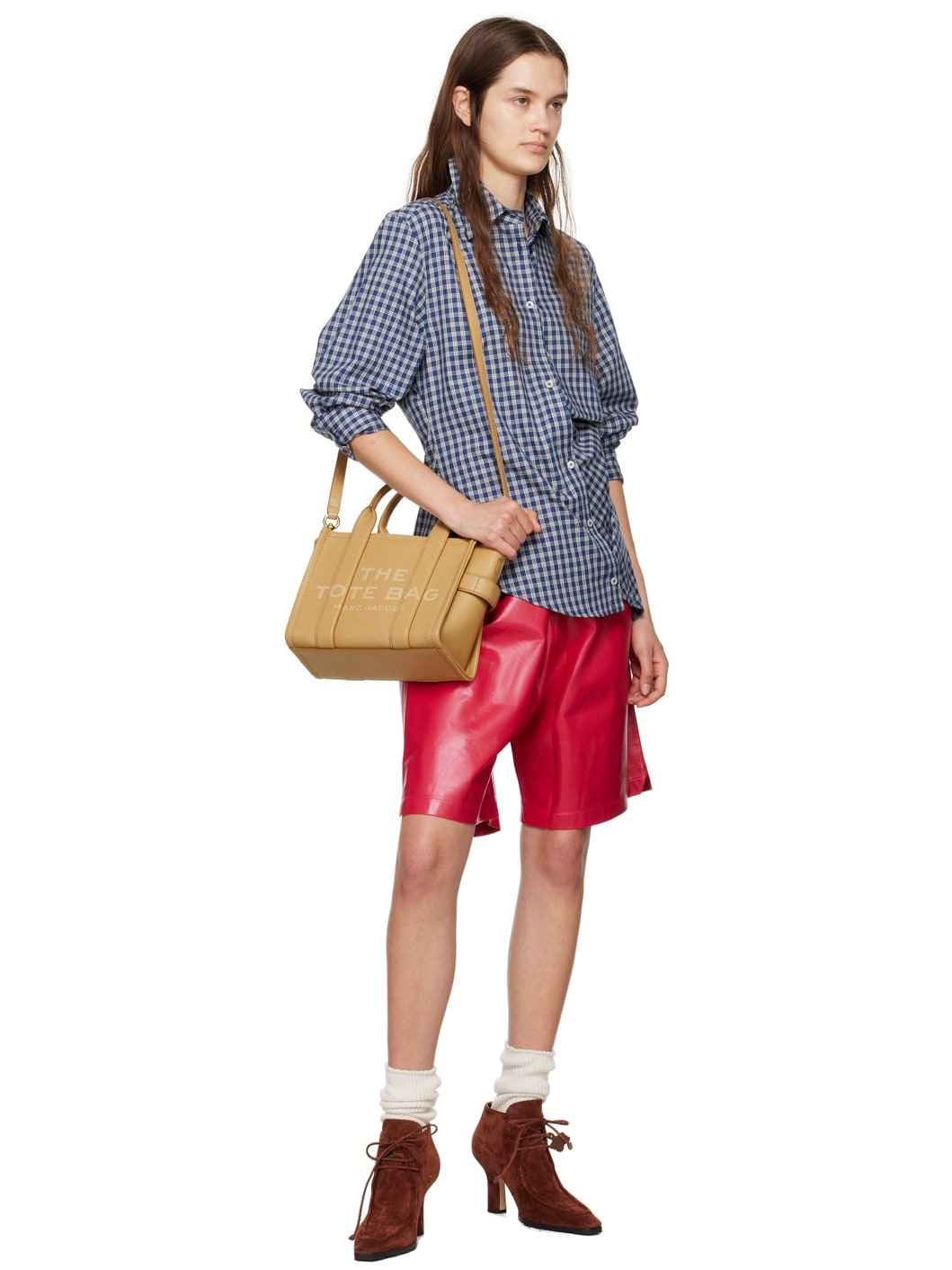 Beige 'The Leather Small' Tote - 4