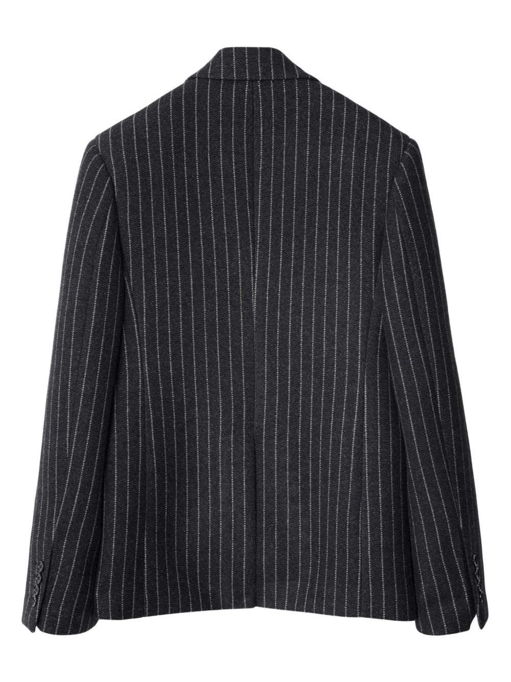 pinstripe double-breasted blazer - 2