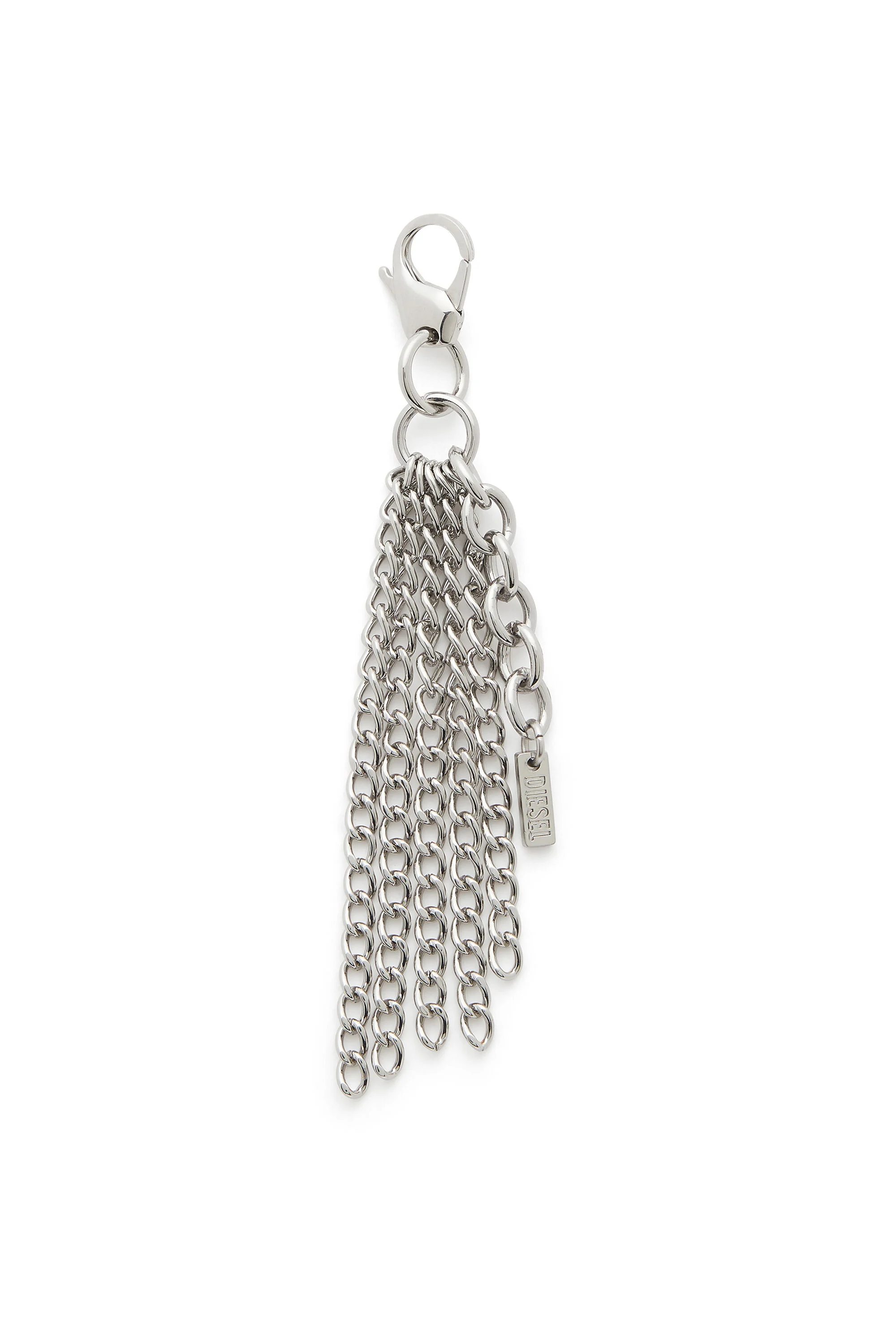 METAL KEYRING WITH CHAIN FRINGES - 1