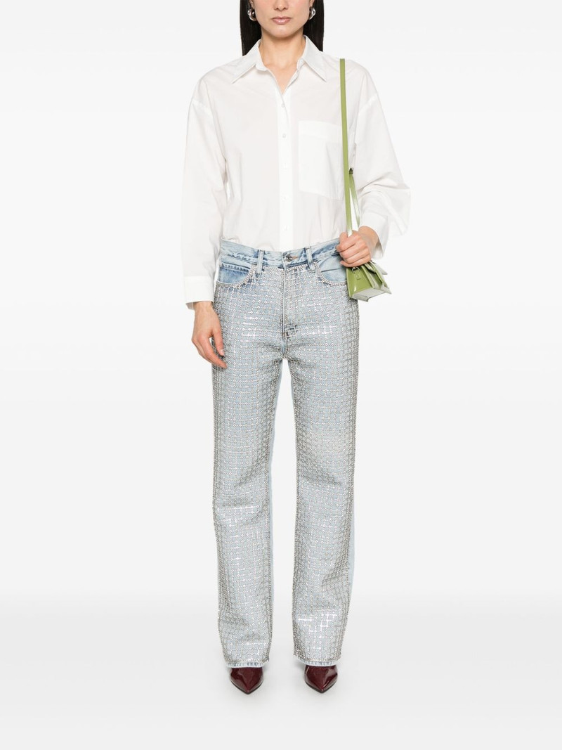 AGOLDE Naya cropped shirt outlook