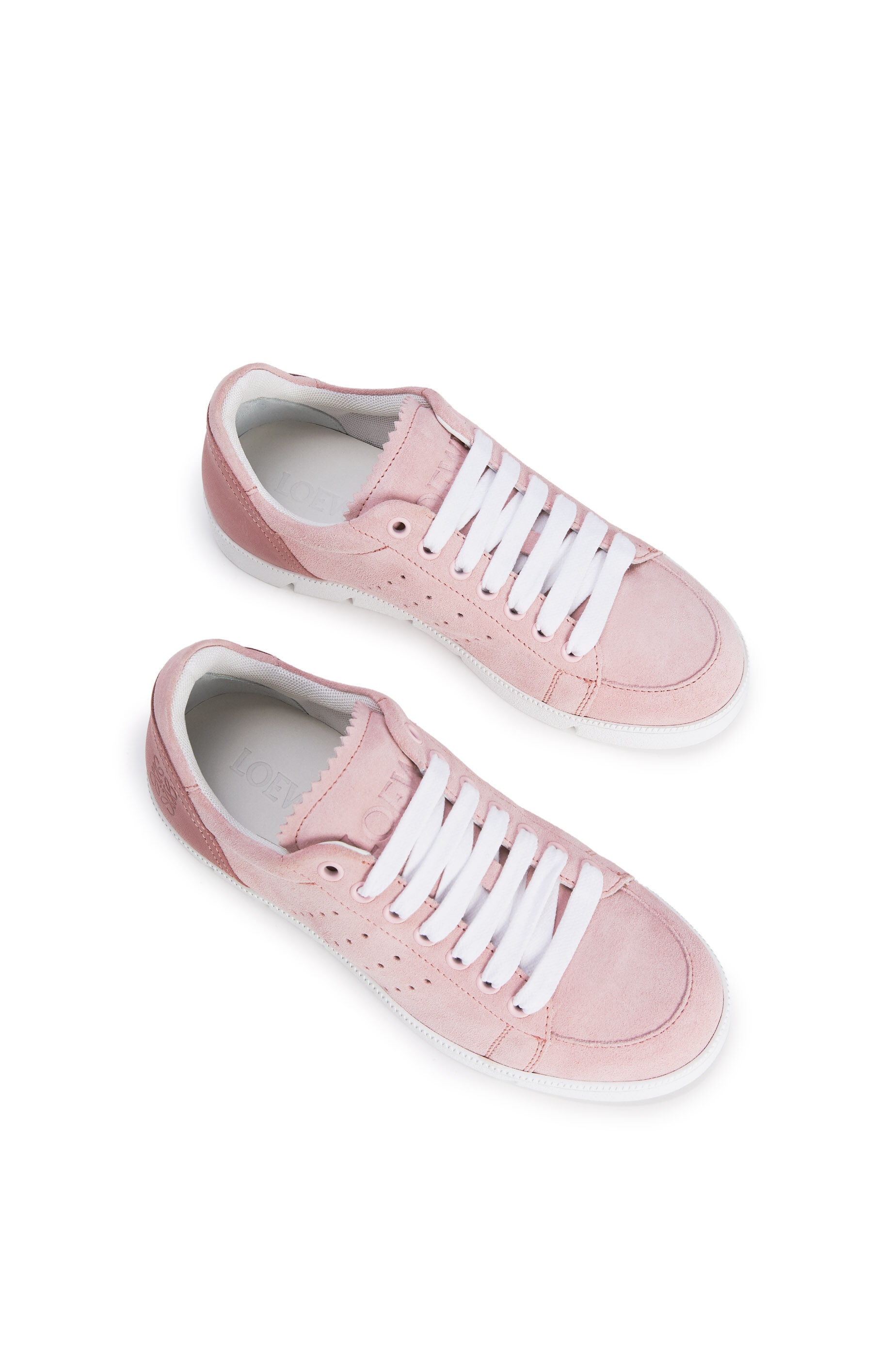 Soft sneaker in split calfskin - 3