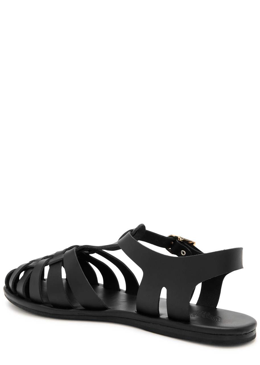 Ancient Greek Sandals Karina Woven Leather Sandals - 2