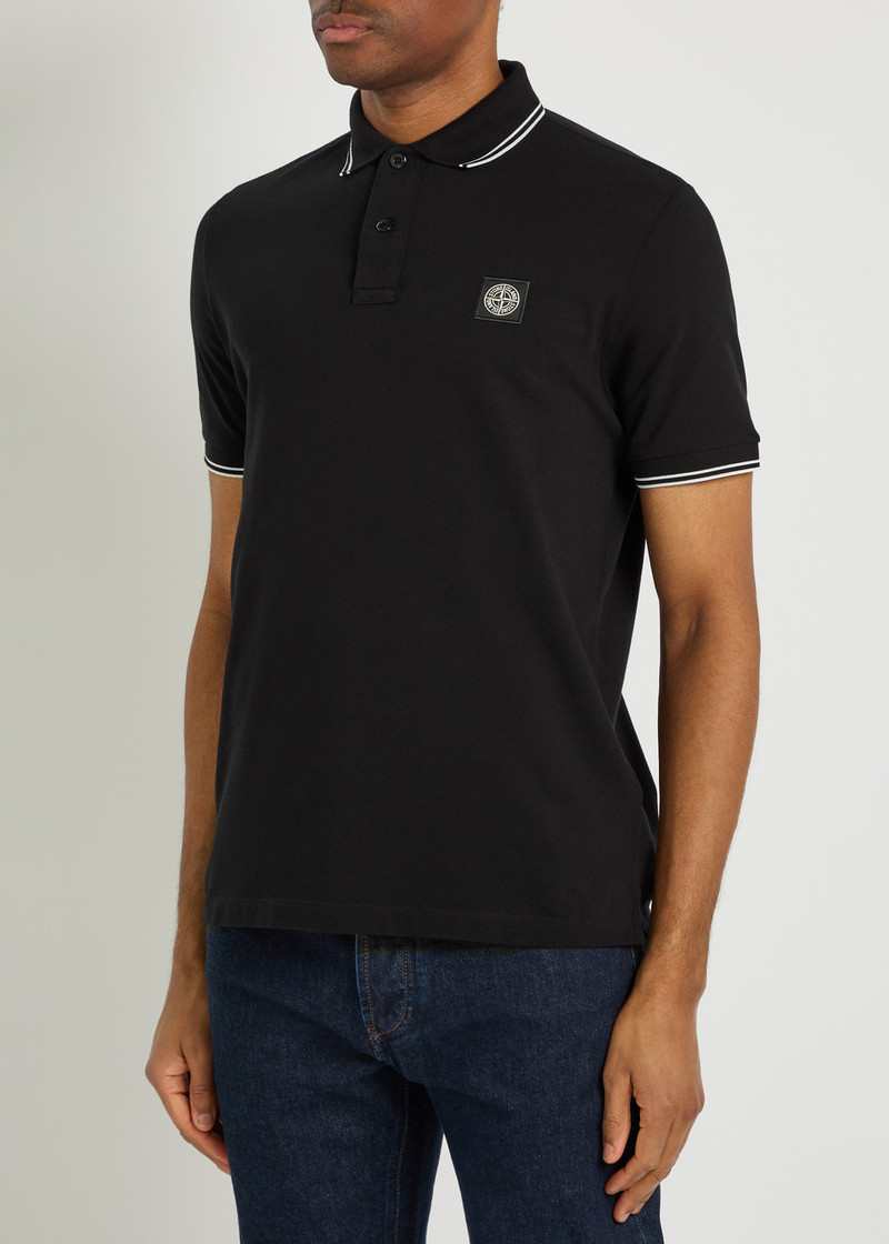 Stone Island Stone Island Piqué Cotton Polo Shirt outlook