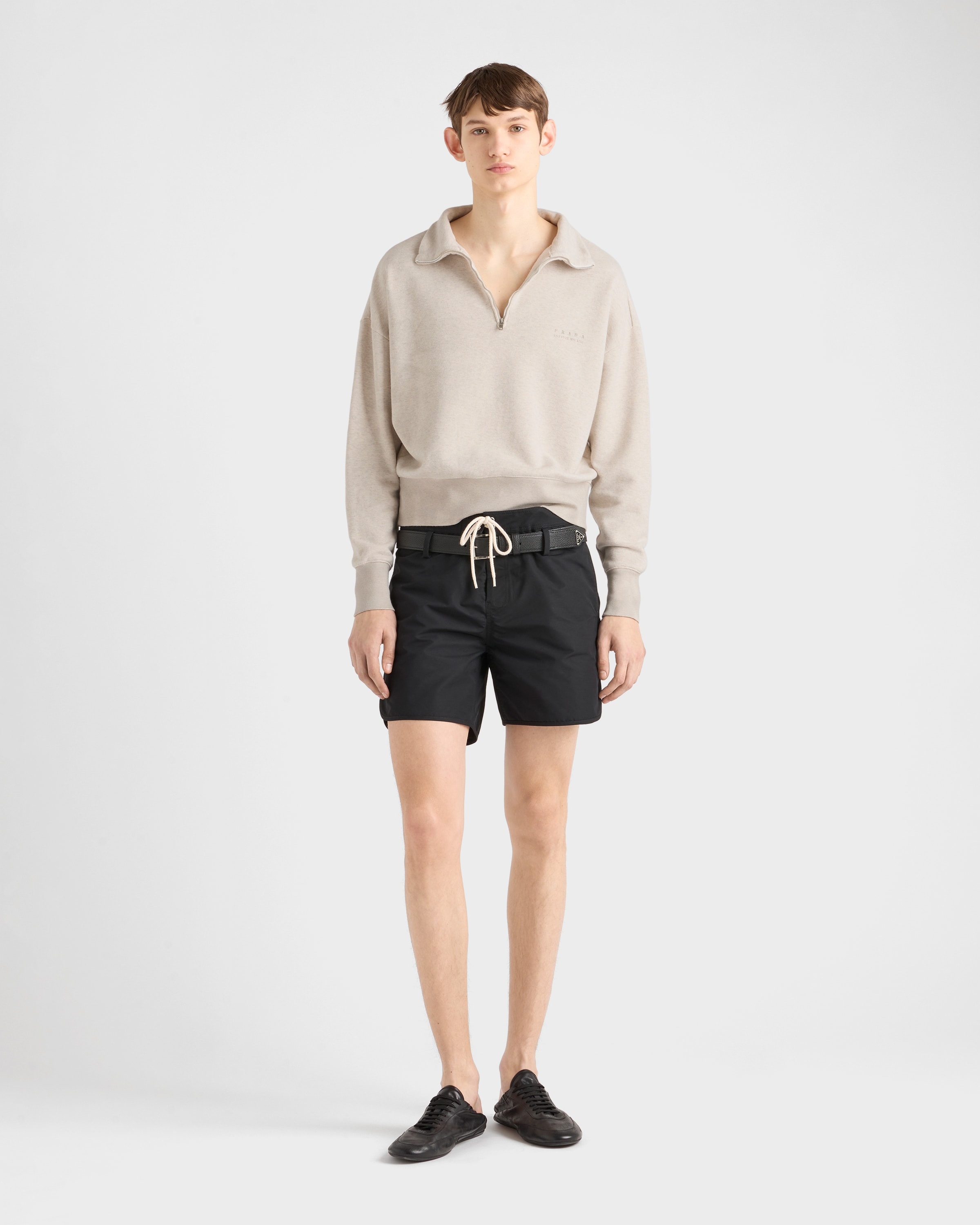 Long-sleeved cotton polo shirt - 2