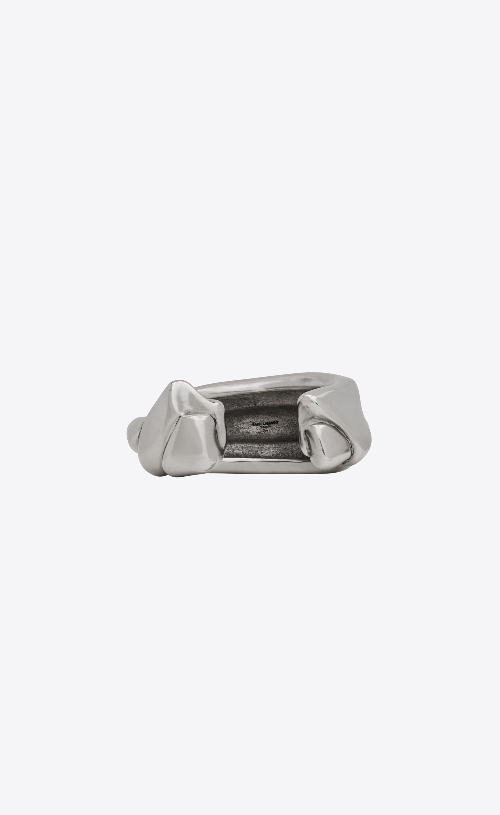 organic curve cuff in metal - 4