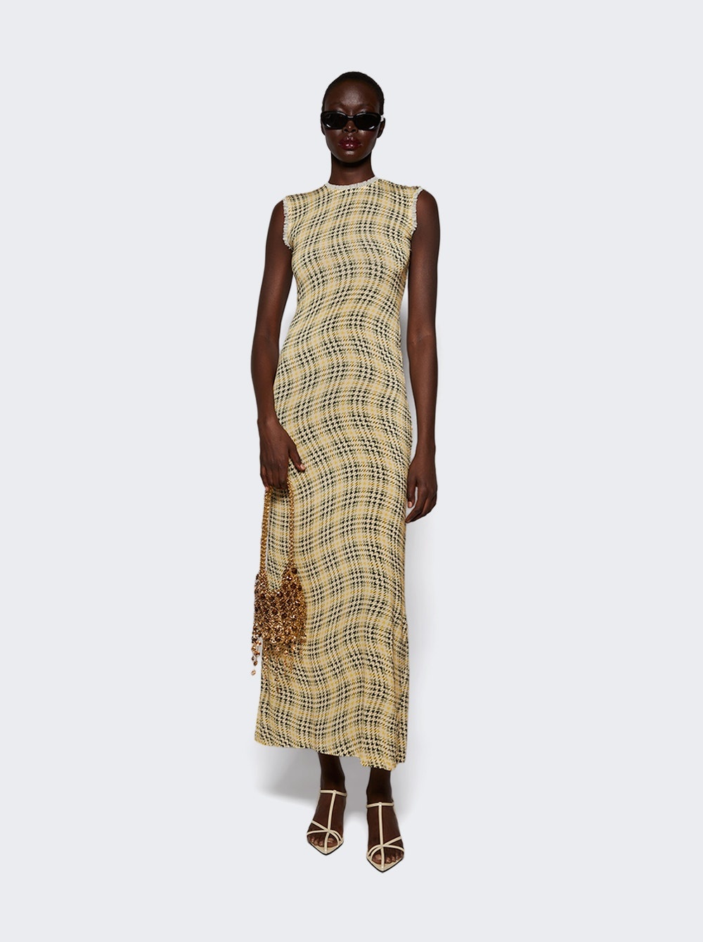 Plaid Maxi Dress Tartan And Green - 2