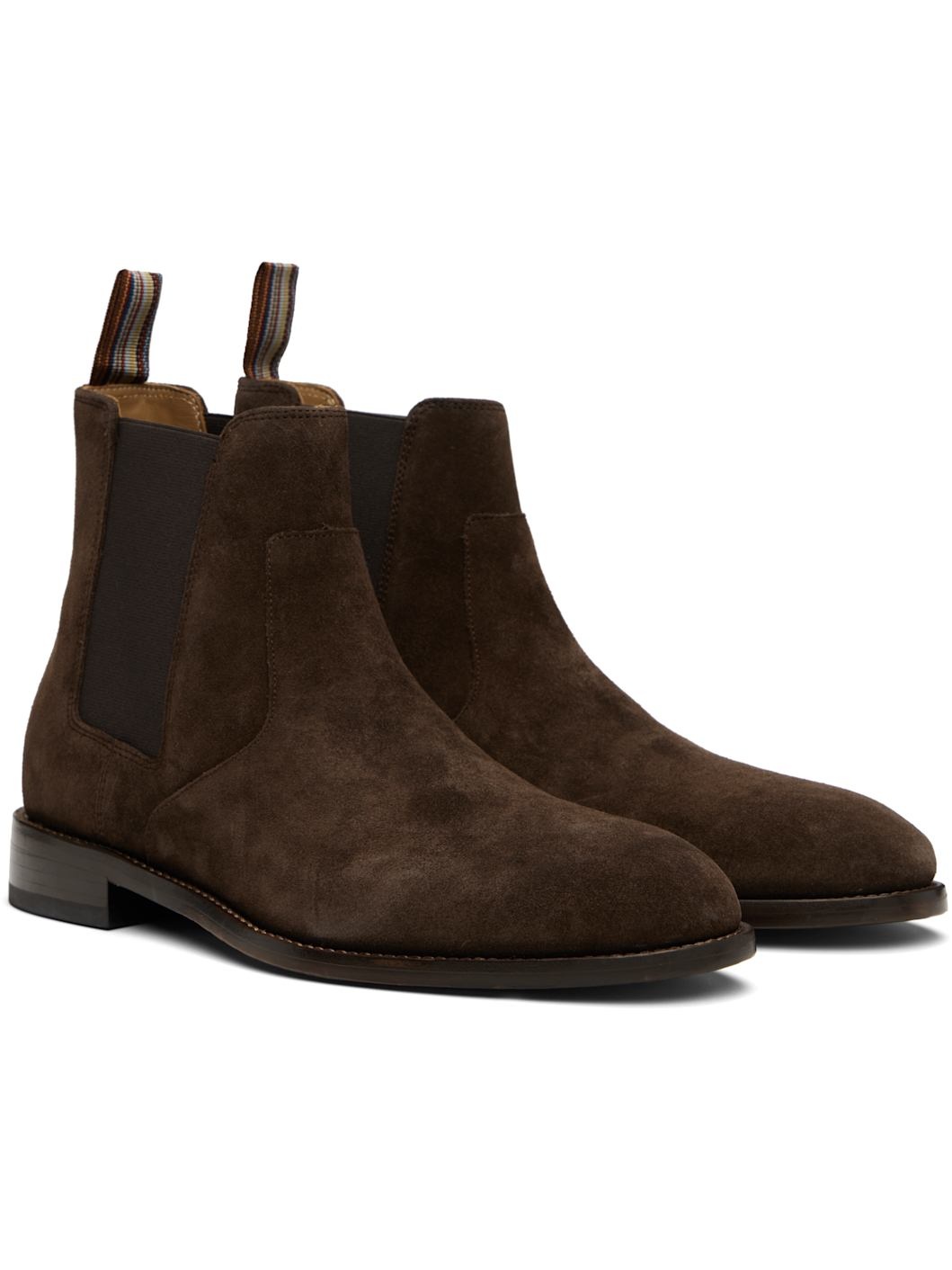 Brown Suede Lawson Chelsea Boots - 4