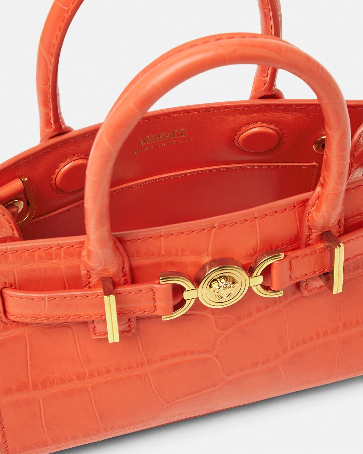 Croc-Effect Medusa '95 Mini Tote Bag - 6