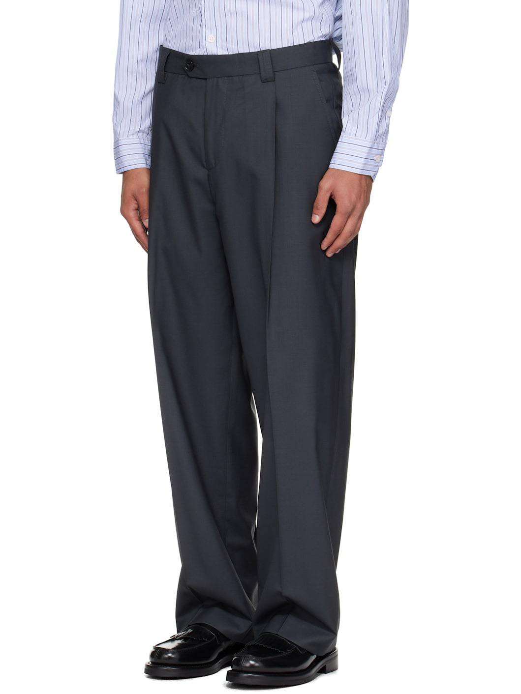 Gray Service Trousers - 4